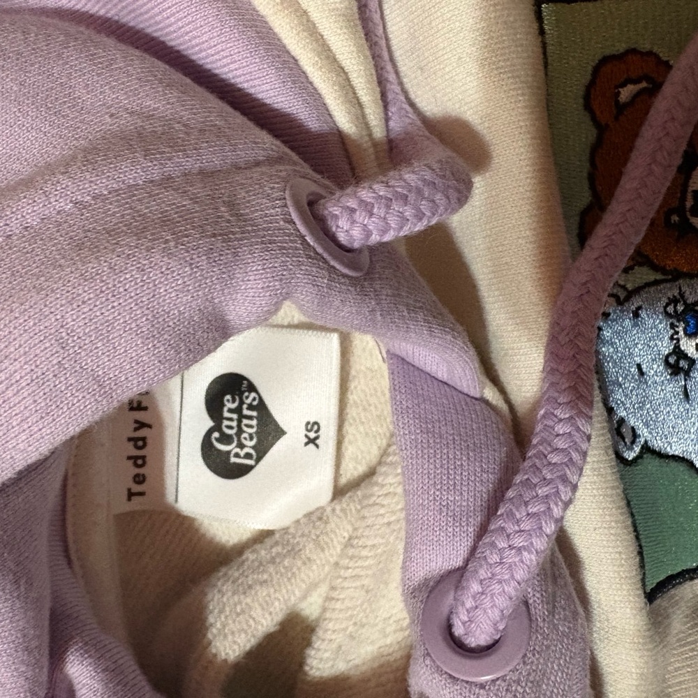Teddy Fresh Colorblock Bear Sweater - Cream, Purple, Blue - Picture 3 of 3